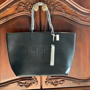 Victoria' Secret tote black NWT weekend beach work